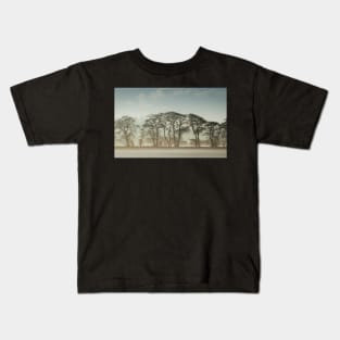 Winter Treeline Kids T-Shirt